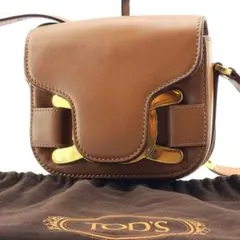美品 TOD'S トッズ ケイト オールレザー ショルダーバッグ