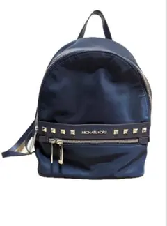 【美品】マイケルコース リュックサック バックパック デイパック ネイビー