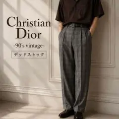 J【新品・デッドストック】 Christian Diorヴィンテージ スラックス 2026年最新】Vintage Dior メンズ スラックスの人気アイテム - メルカリ