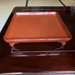 一客 朱塗 四方膳 漆器 懐石膳 伝統工芸 骨董品 アンティーク