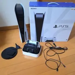 SONY PlayStation 5 本体セット コントローラ2個 据置充電器
