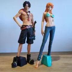 Grandista ワンピース ナミ エース フィギュア２体セット