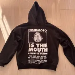 NISHIMOTO グラフィックパーカー ブラック