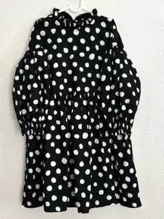 美品 フリル襟ワンピース　120cm