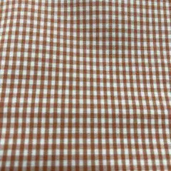 オレンジ生地チェック