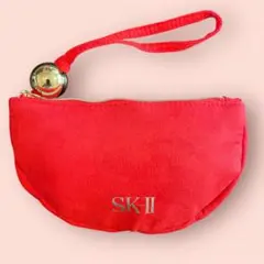 【未使用品】SK-II/エスケーツー ポーチ レッド　赤　ノベルティ
