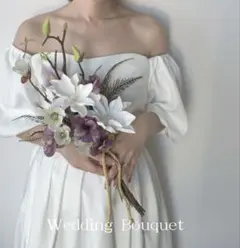 ウェディングブーケ 和装ブーケ　枝ブーケ