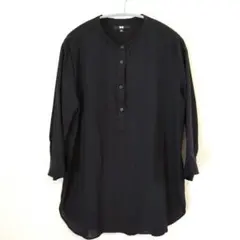 UNIQLO 七分袖ブラウス ブラック XL