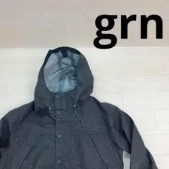 grn ジーアールエヌ ウール混 3レイヤー マウンテンパーカー S