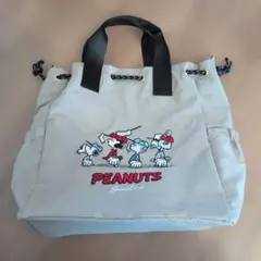 PEANUTS トートバッグ ベージュ