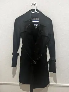 バーバリーブルーレーベル 36トレンチコート 黒