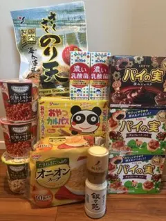 日本そば 讃岐うどん 揖保乃糸 スープはるさめ お菓子　大量　詰め合わせ 日本そば 讃岐うどん 揖保乃糸 スープはるさめ お菓子 大量 詰め合わせ