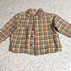 値下げ！チェックシャツ 80 ミキハウス