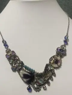 美品アヤラバーAyalabarネックレス箱付アヤラ・バーイスラエルビーズ