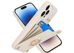 iPhone14ProMax6.7 360℃回転リング付　カード収納ケース