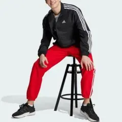 アディダス スリーストライプス　L ウーブン トラック スーツ　上下　セット