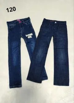 女の子　デニムパンツ　長ズボン　120 シスタージェニィ　ギャップキッズ
