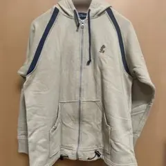 東京ディズニーリゾート ミッキーパーカー S ベージュ　ネイビー　カーキ　刺繍