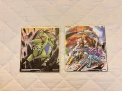 ポケモン 色紙ART2 バンギラス ライコウ エンテイ スイクン 2枚 ミニ色紙
