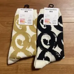 人気柄！ユニクロ×マリメッコ　ヒートテック靴下2
