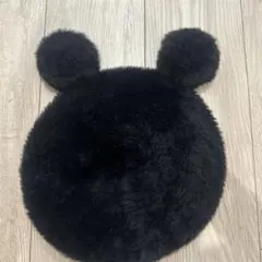 ディズニーランド　ベレー帽　ミッキー　黒