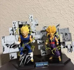 ドラゴンボール一番くじ40周年　孫悟飯　ベジータ　ロゴ　セット　⚠️ベジータ難ありのサムネイル