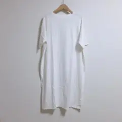 新品　mitis　ホワイト　半袖　ワンピース　Tシャツワンピ　12-186