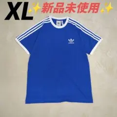 XL アディカラー 半袖 Tシャツ / アディダスオリジナルス 綺麗なブルー青色のサムネイル