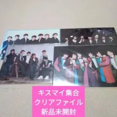 キスマイ クリアファイル 藤ヶ谷 太輔 キスマイ集合 新品未開封 5枚