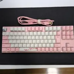 Varmilo 桜 Sakura キーボード（銀軸/JIS配列）