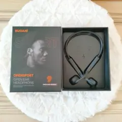 【ほぼ新品】耳を塞がない 骨伝導イヤホン BUGANI Bluetooth5.3