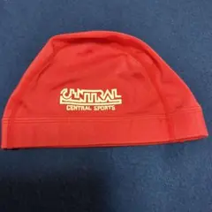 CENTRAL SPORTS 水泳帽 赤 サイズМ