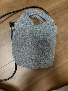 Dessin シルバー ハンドル付きショルダーバッグ