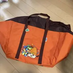 コニカ　konika　パラッパラッパー　トートバッグ　エコバッグ　オレンジ