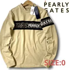 定価2万 0 パーリーゲイツ ハイネック モックネック 長袖シャツ 040