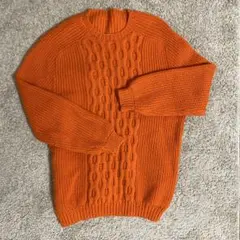 オレンジ　ビッグニット