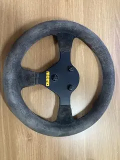 momo ステアリング 3スポーク 黒　スエード仕上げ 2026年最新】Momoステアリング スエードの人気アイテム - メルカリ