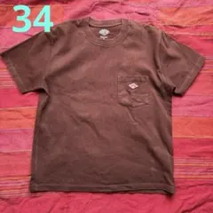 DANTON◆ポケットT/Tシャツ ブラウン 34のサムネイル
