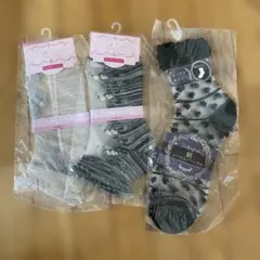 シースルーフリルソックス3点セット