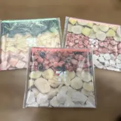 セブンイレブン　ハッピーくじ スムージーフラットポーチ 3色セット