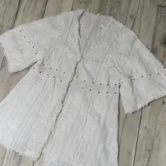 コットンレースカーディガンのサムネイル