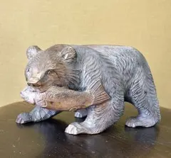 アイヌ 時代 木彫り熊 33cm×28cm×19cm