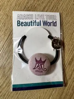 嵐　ヘアゴム　紫　Beautiful world