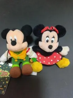 ディズニー　ミッキー ミニー ぬいぐるみ セット　新品タグ付き15cm