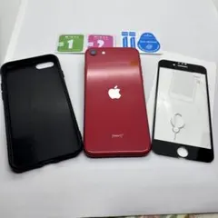 美品 iPhone SE2 64GBレッド 即日発送/保証付 FB0710016