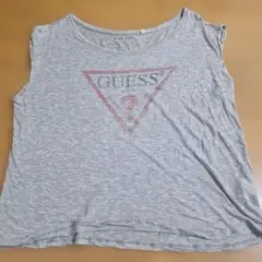 GUESS 半袖 Tシャツ グレー ロゴプリント Mサイズのサムネイル
