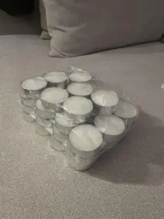 ホワイトティーライトキャンドル 43個入り