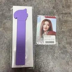 TWICE THISISFOR FCくじ うちわグリップカバー サナ