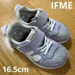 IFME イフミー キッズ スニーカー 女の子 子供 靴 16.5cm 紫