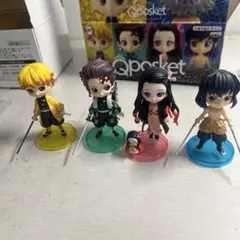 鬼滅の刃　Qposket フィギュアセット 炭治郎 禰豆子 善逸 伊之助